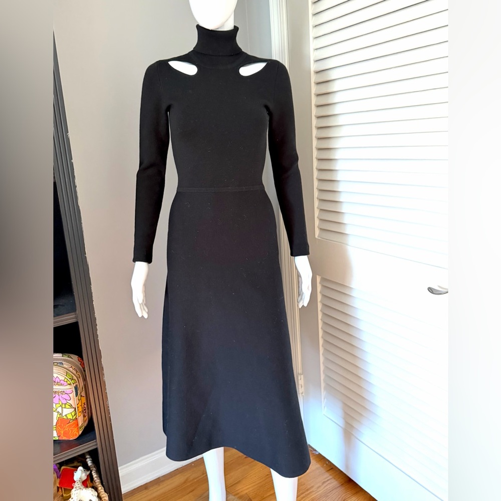 Jason Wu Black Dress Peep Hole Sz XS - Picture 2 of 9